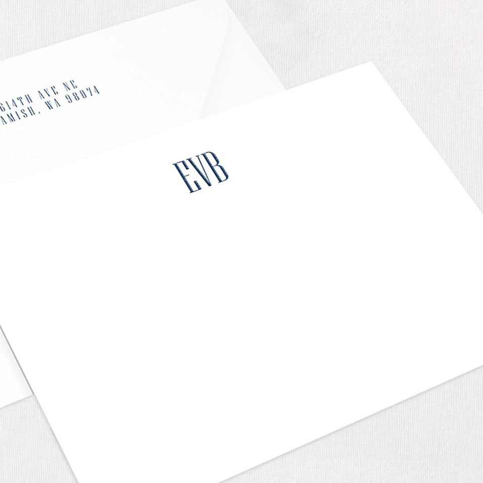 ECB Flat Notecard