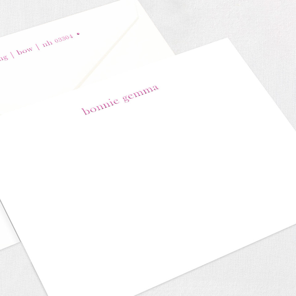 Bonnie Flat Notecard