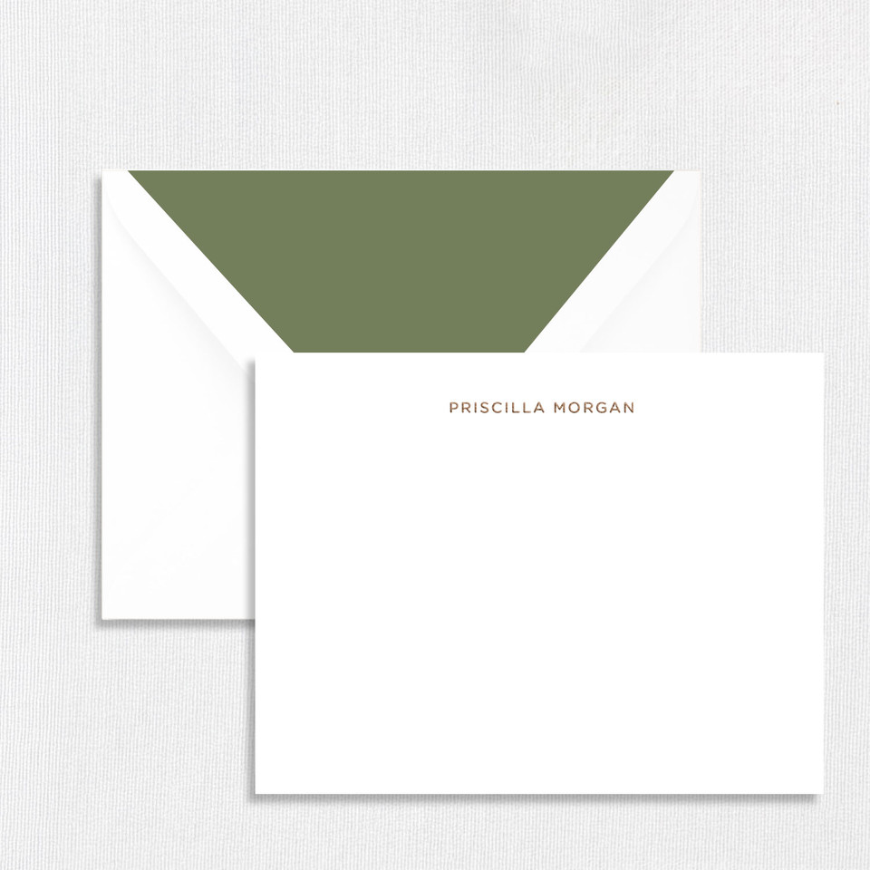 Priscilla Flat Notecard