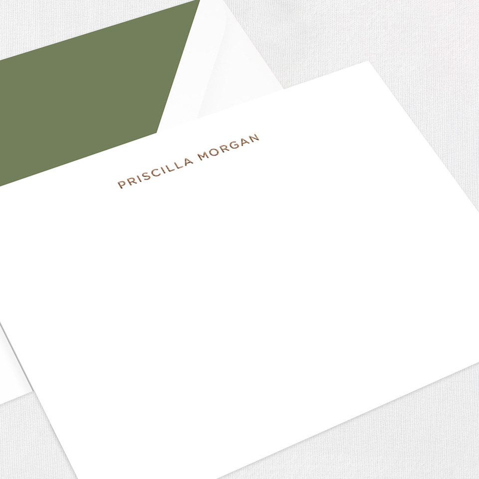 Priscilla Flat Notecard