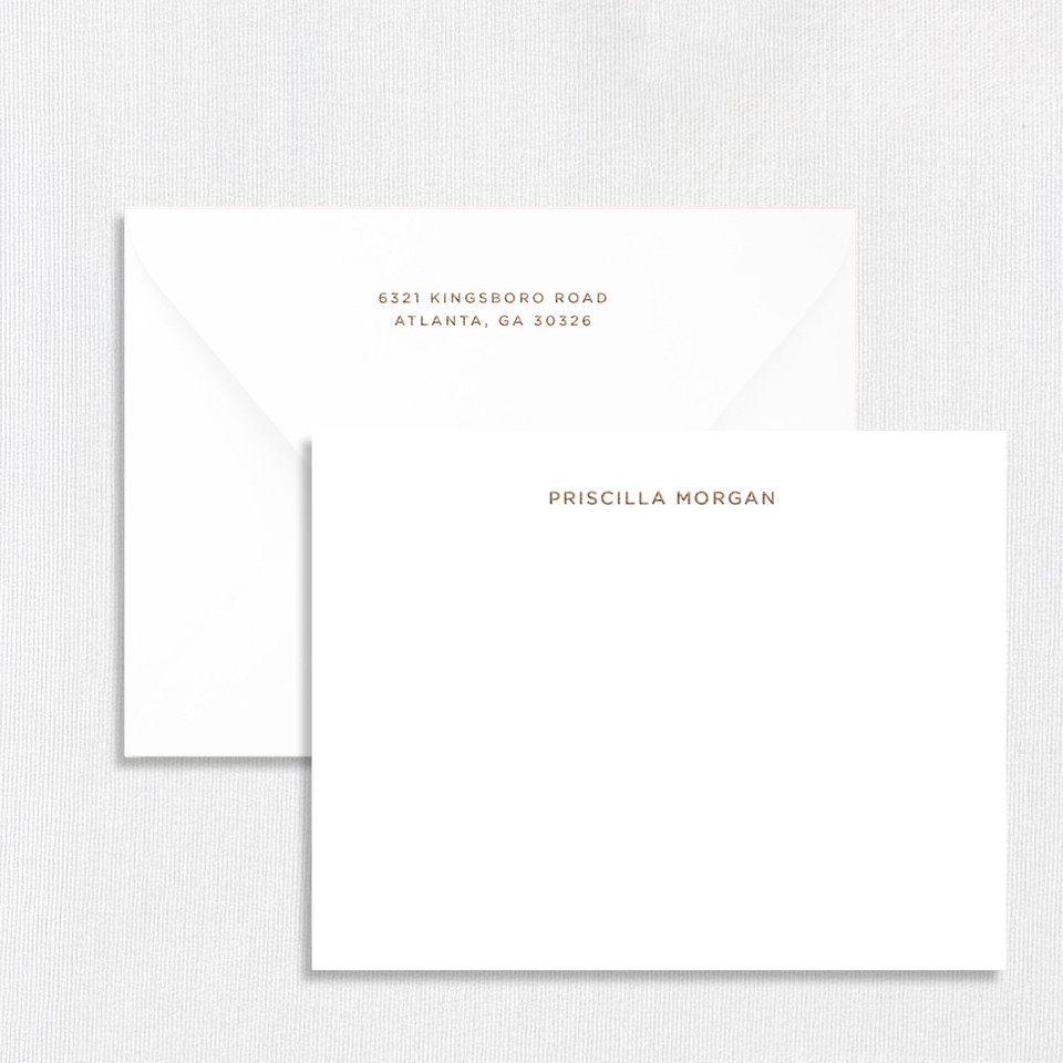 Priscilla Flat Notecard