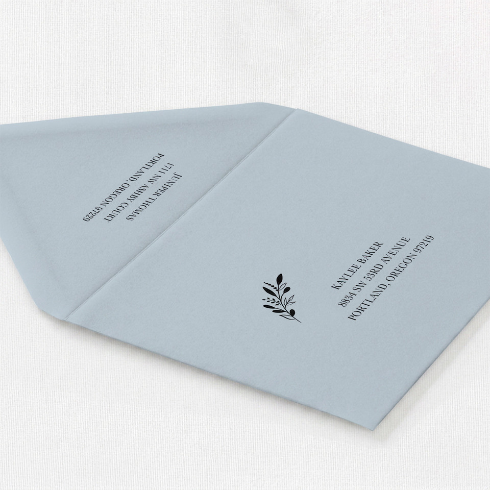 Cool Blue Envelope - Full Color