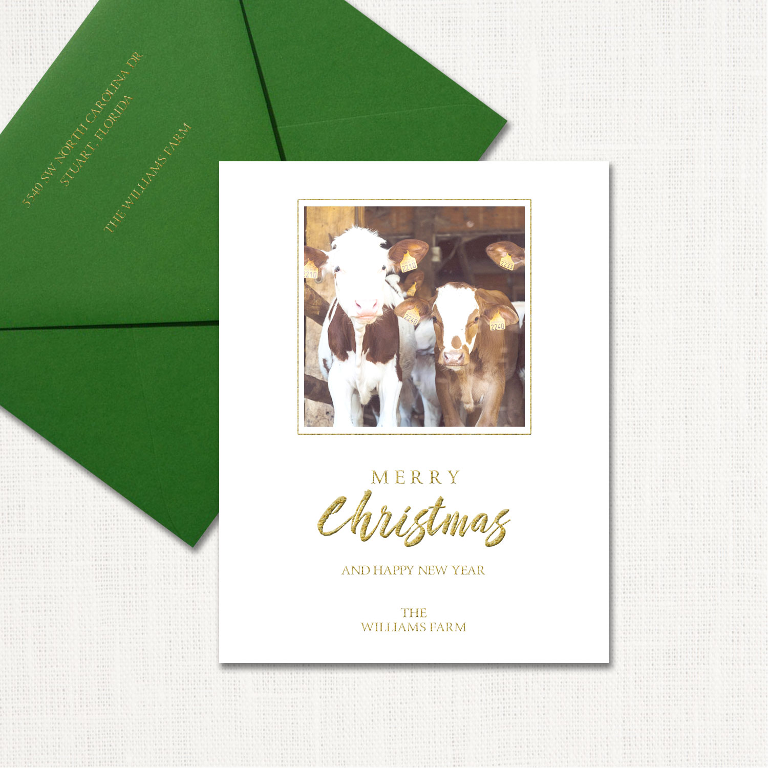 Christmas at the Farm Card