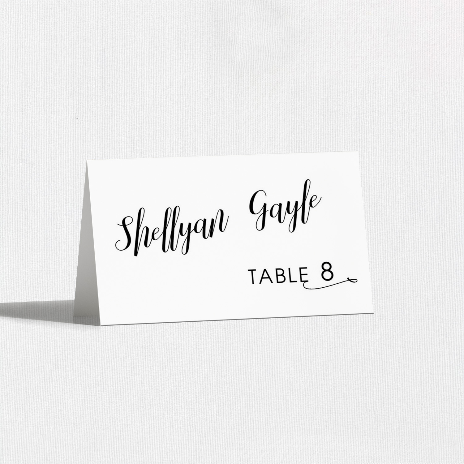 Maria Calligraphy Place Cards
