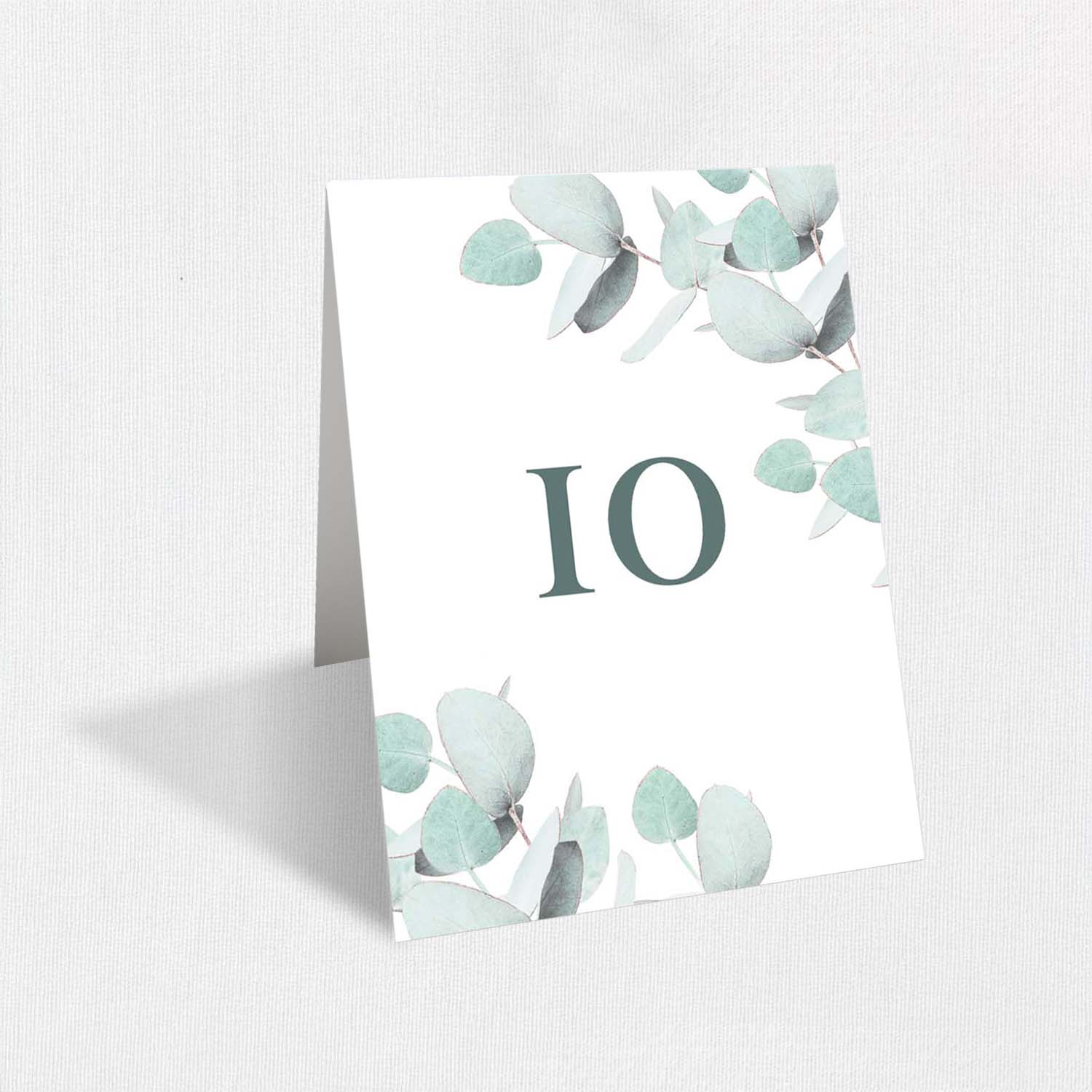 Eucalyptus Table Numbers