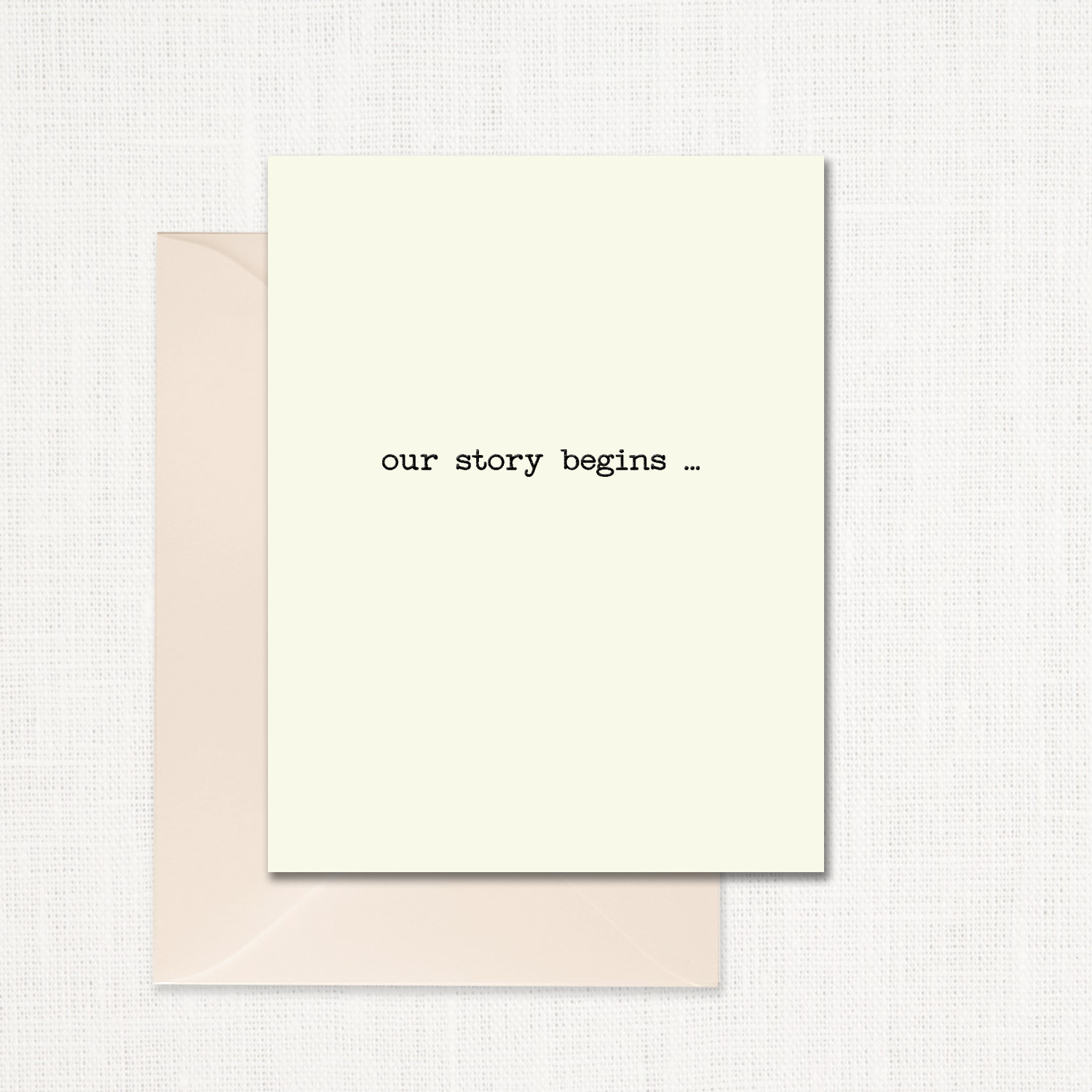 Our Story Greeting Card