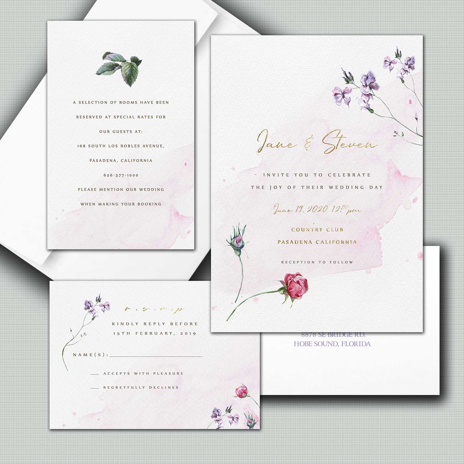 Jane Wedding Invitations
