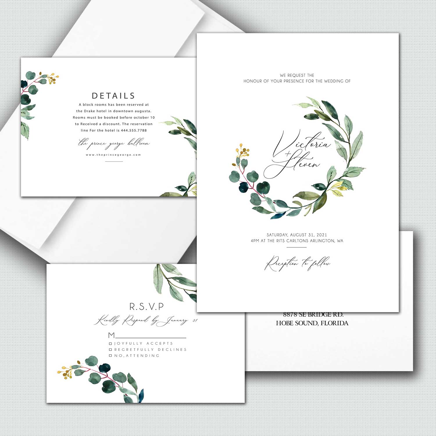 Victoria Wedding Invitations