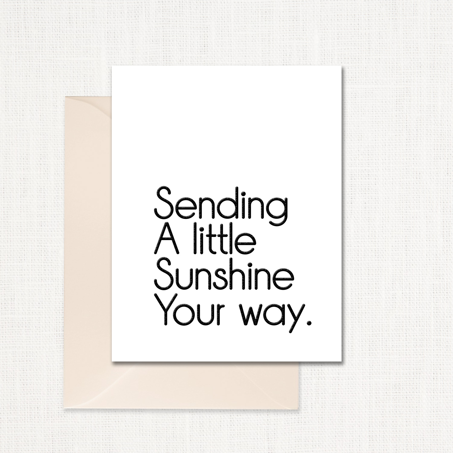 A little Sunshine Greeting Card