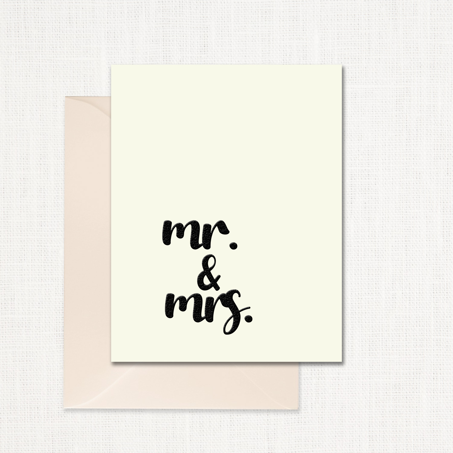 Mr. and Mrs. Greeting Card