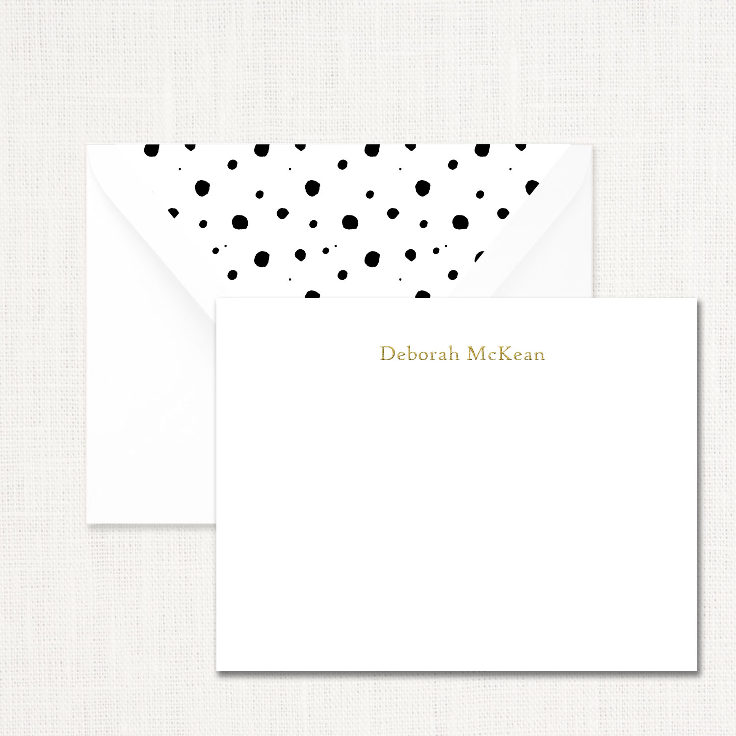 Deborah Flap Notecard