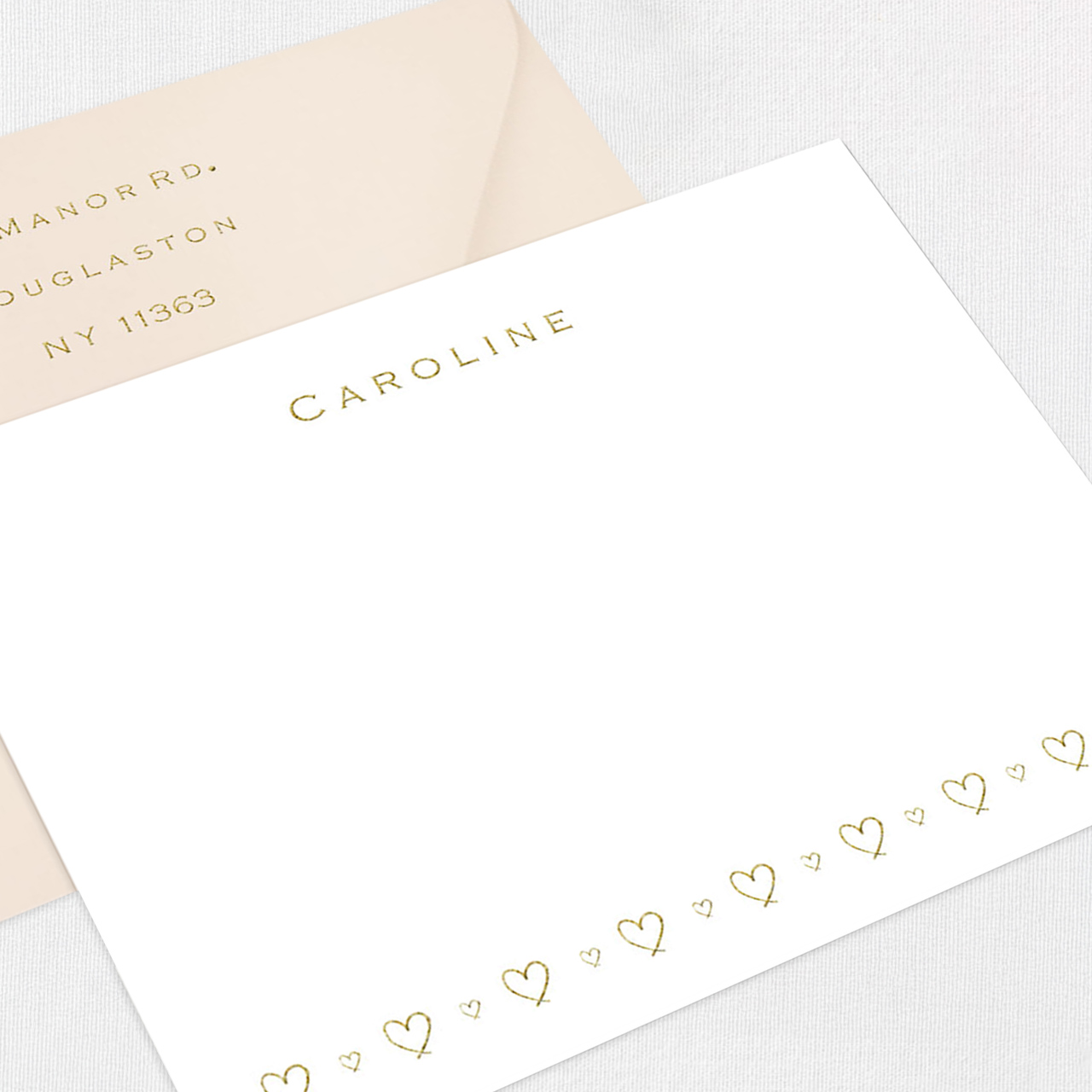 Caroline Flap Notecard