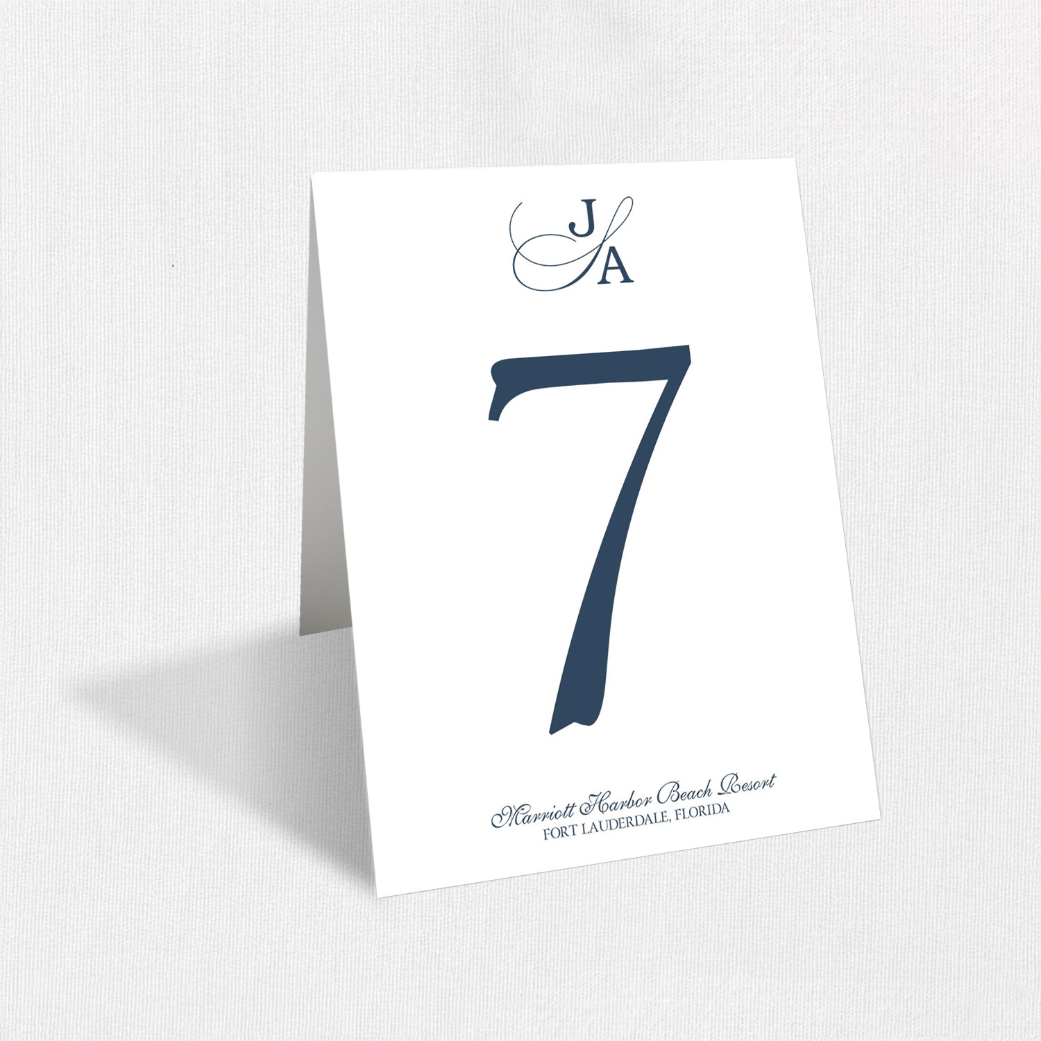 Juliette Table Numbers