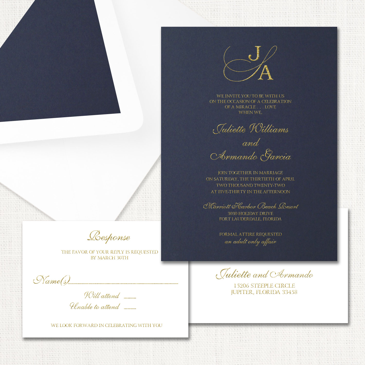 Juliette Wedding Invitations