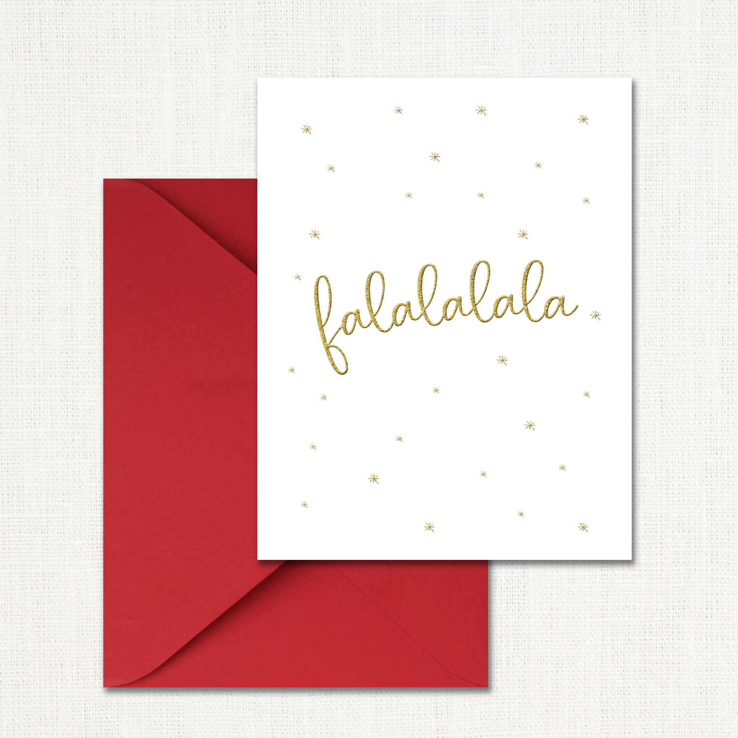 Falalalala Greeting Card