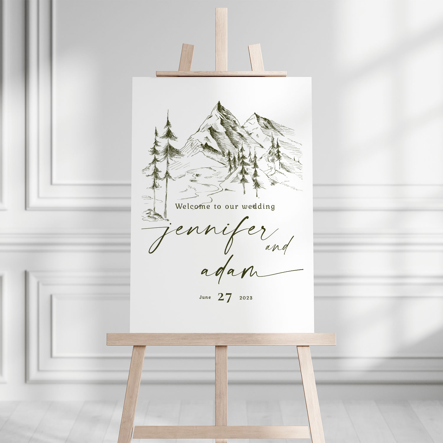 Jennifer Welcome Sign