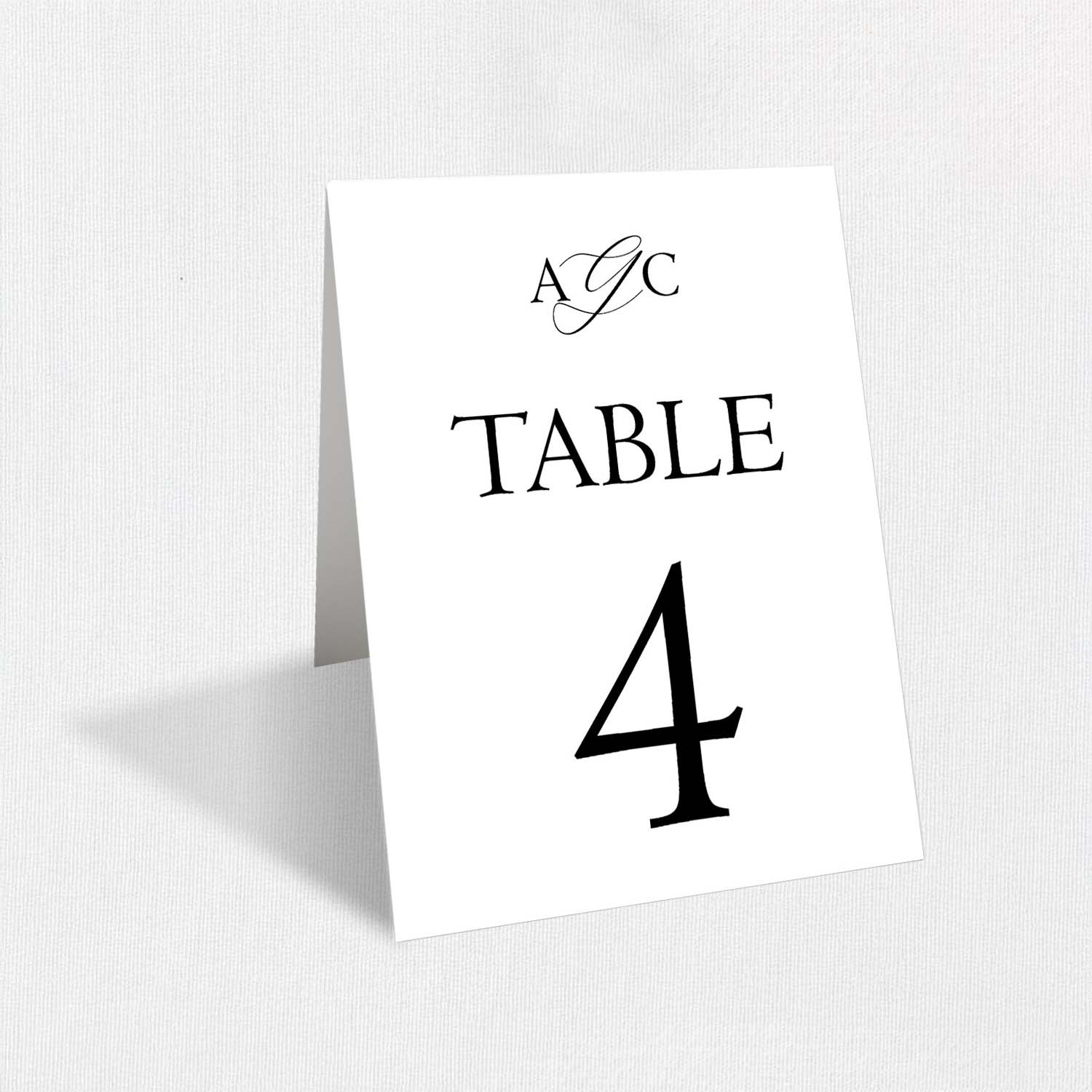 Ashley Table Numbers