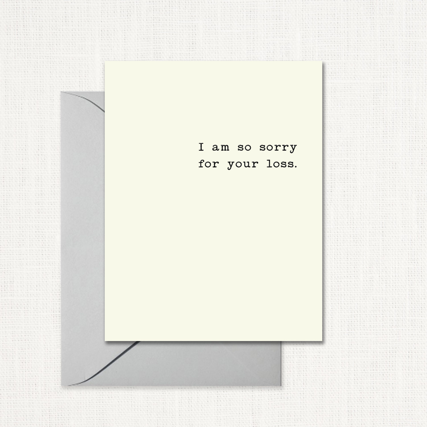 Sorry for Your Loss Greeting Card