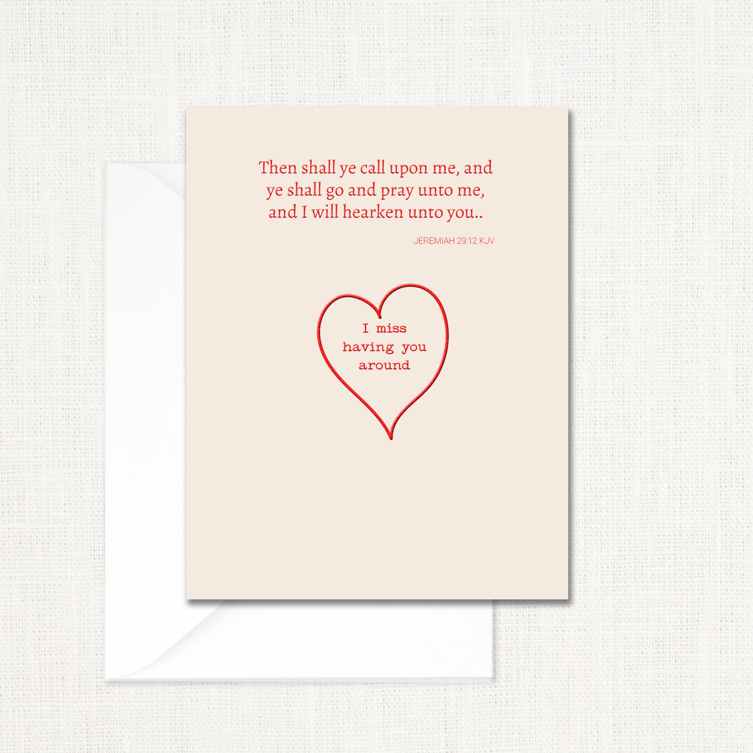 Having You Around Greeting Card