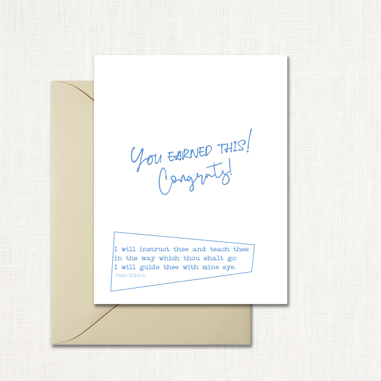 You Earned This Greeting Card