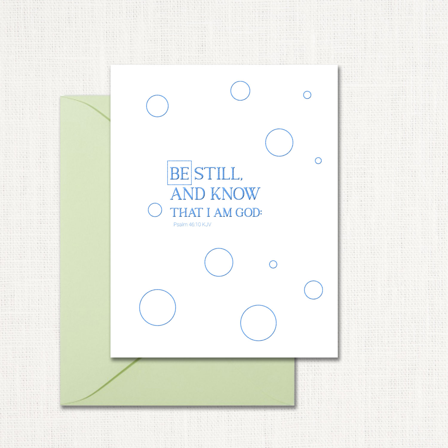 Be Still Greeting Card