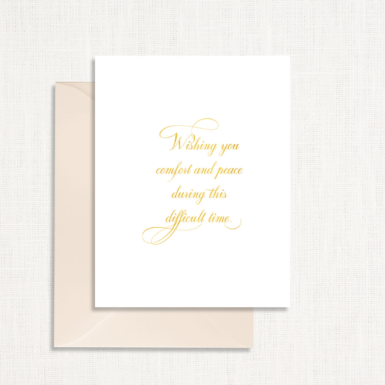 Wishing You Comfort and Peace Greeting Card