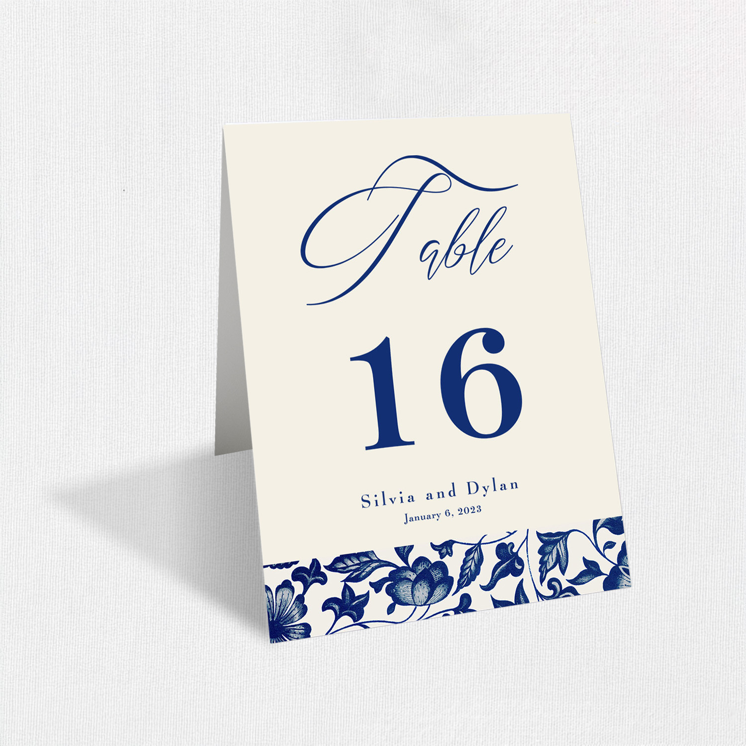 Silvia Table Numbers
