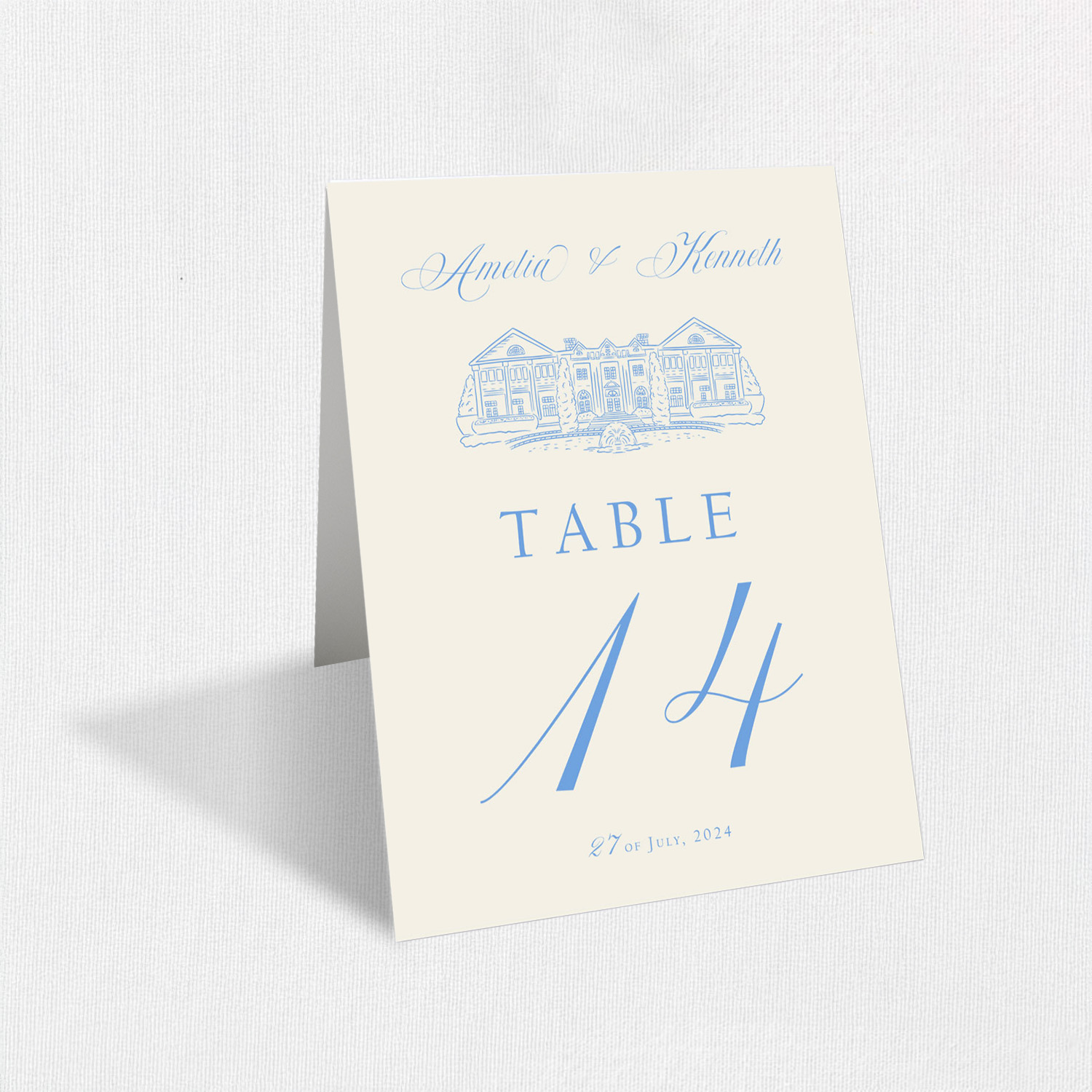 Amelia Table Numbers