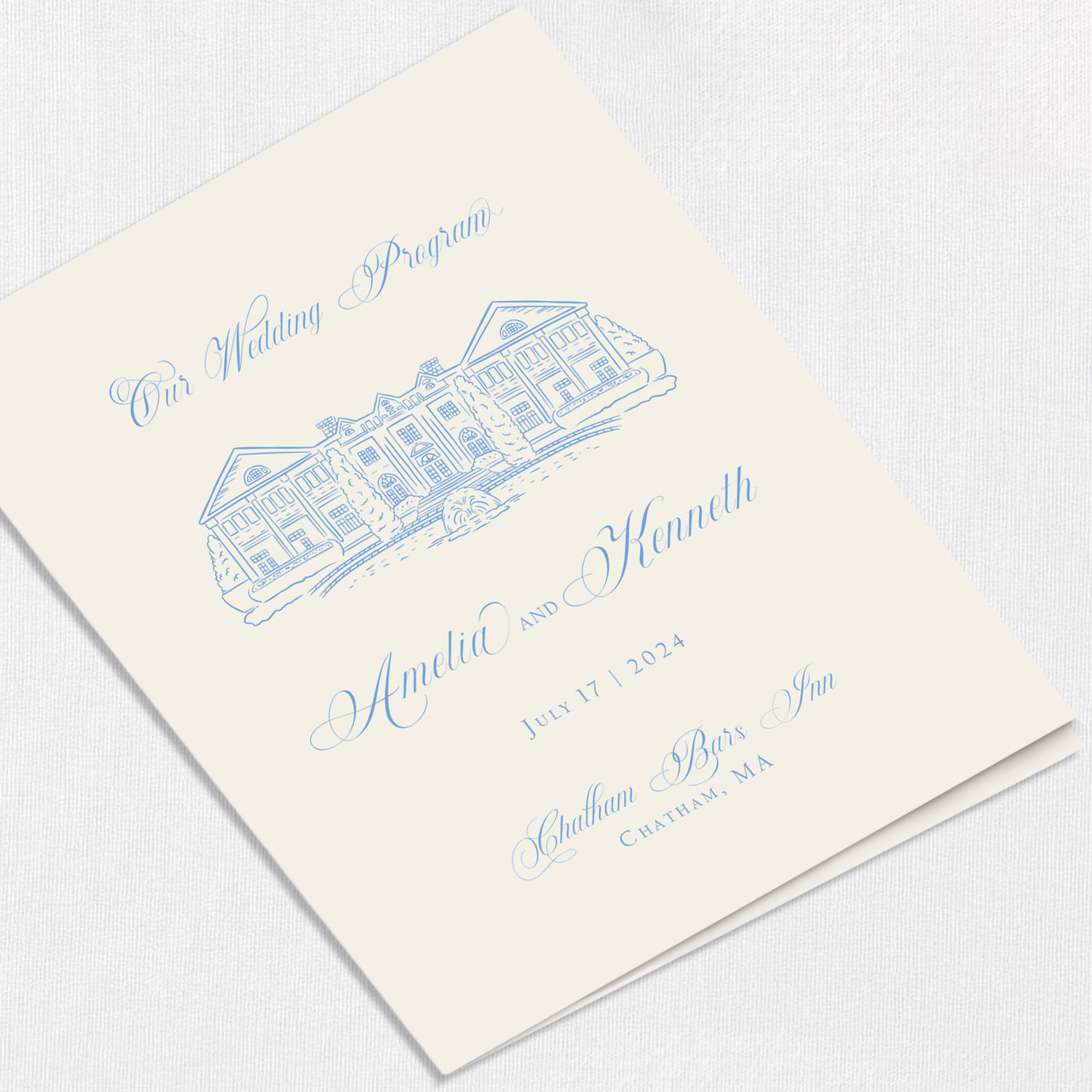 Amelia Wedding Programs