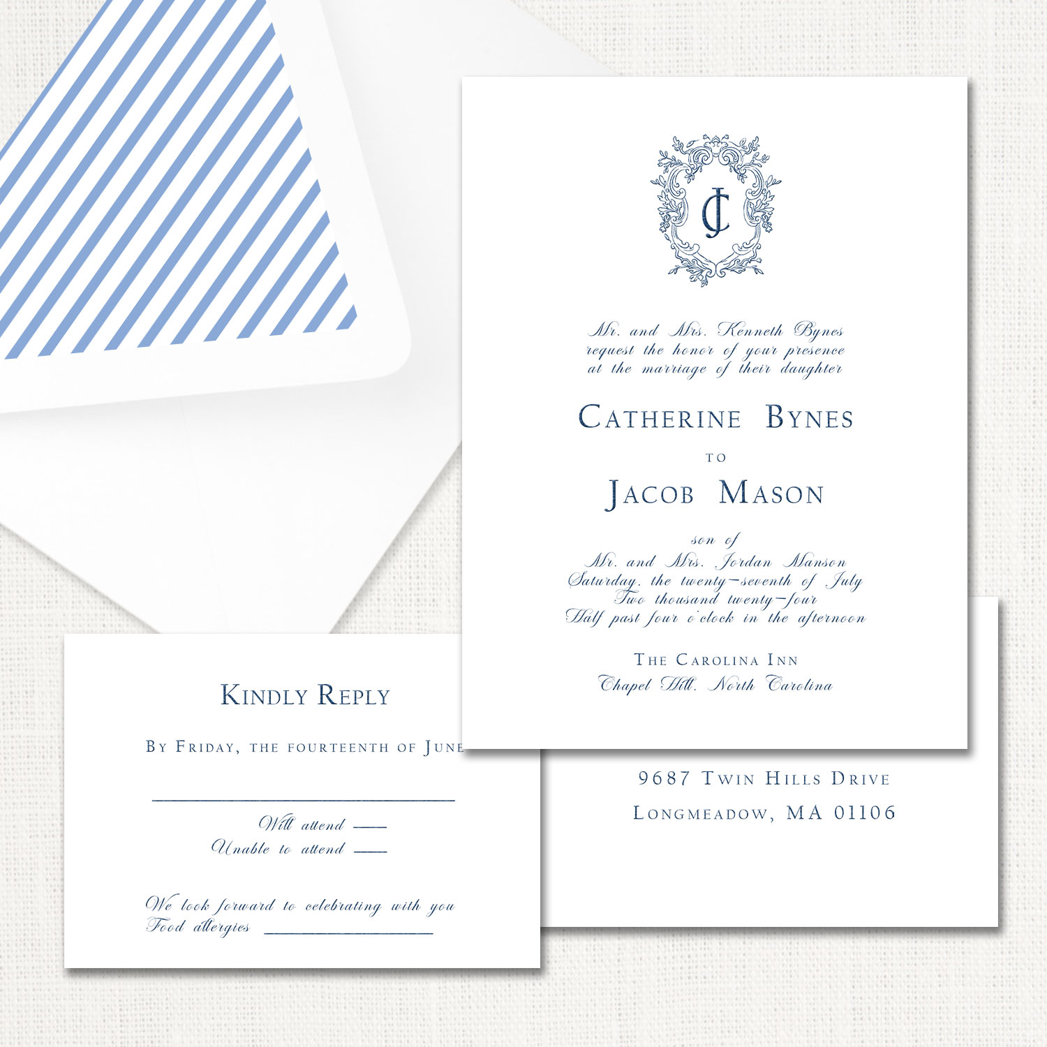 Catherine Wedding Invitations