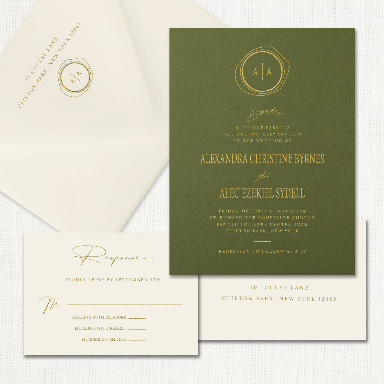 Alexandra Wedding Invitations