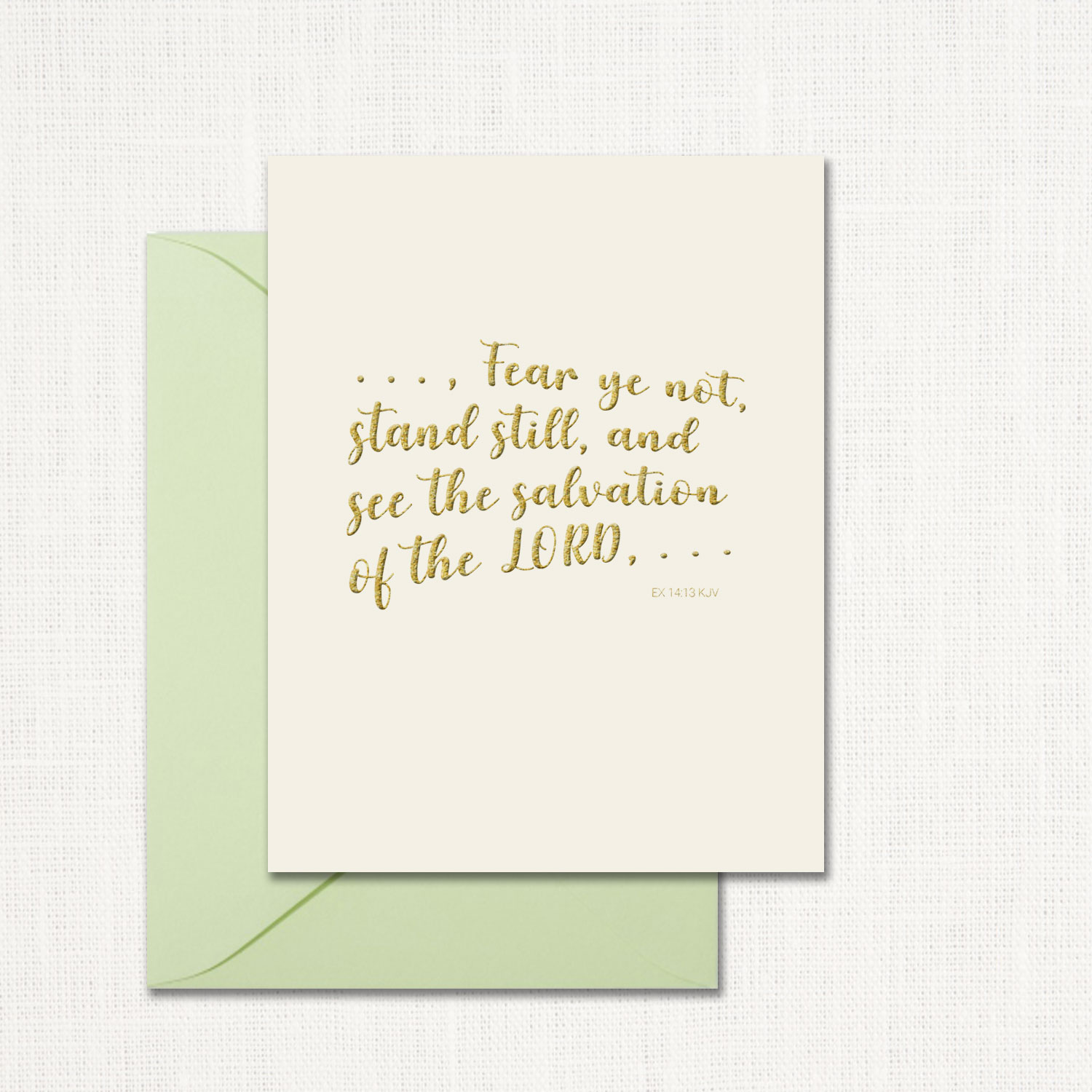 Stand Still Greeting Card