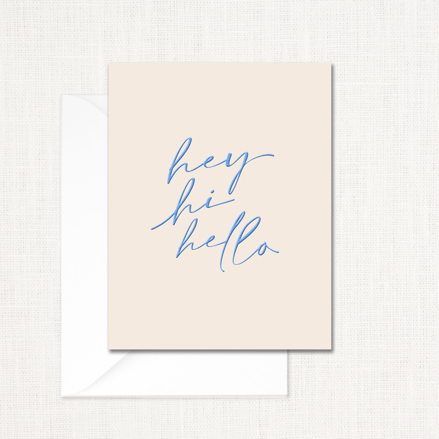 Hey, Hi, Hello Greeting Card