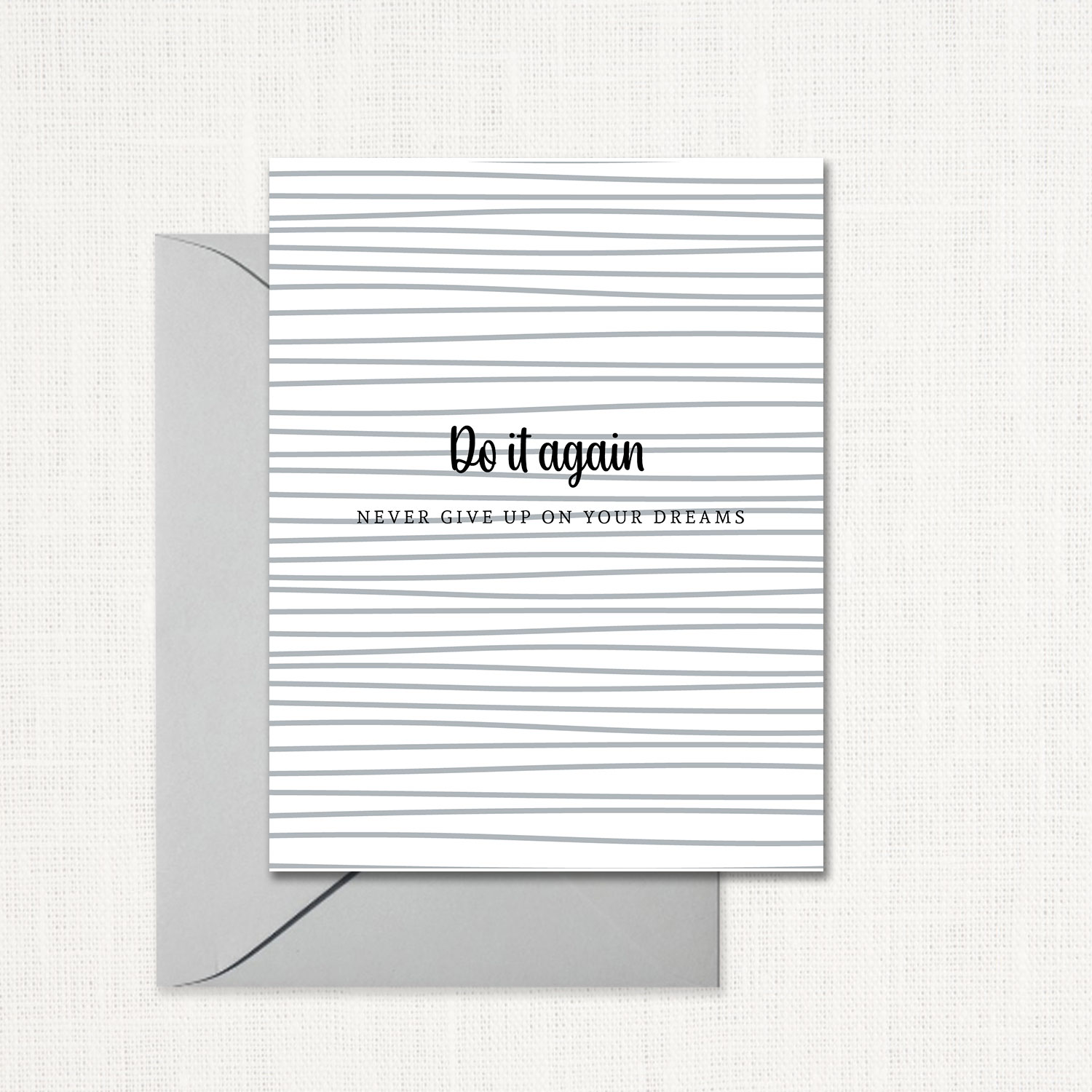 Do It Again Greeting Card