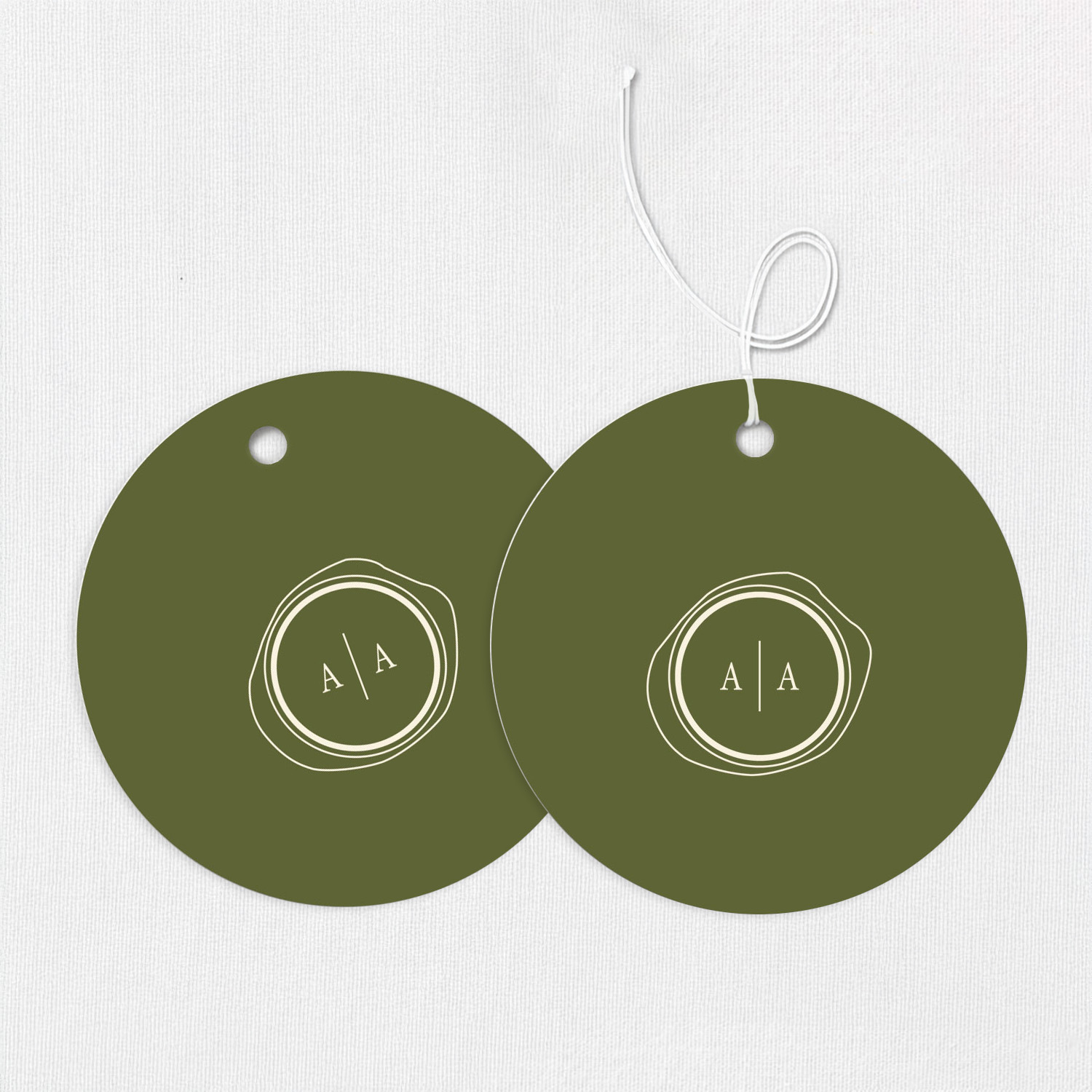 Alexandra Round Gift Tags