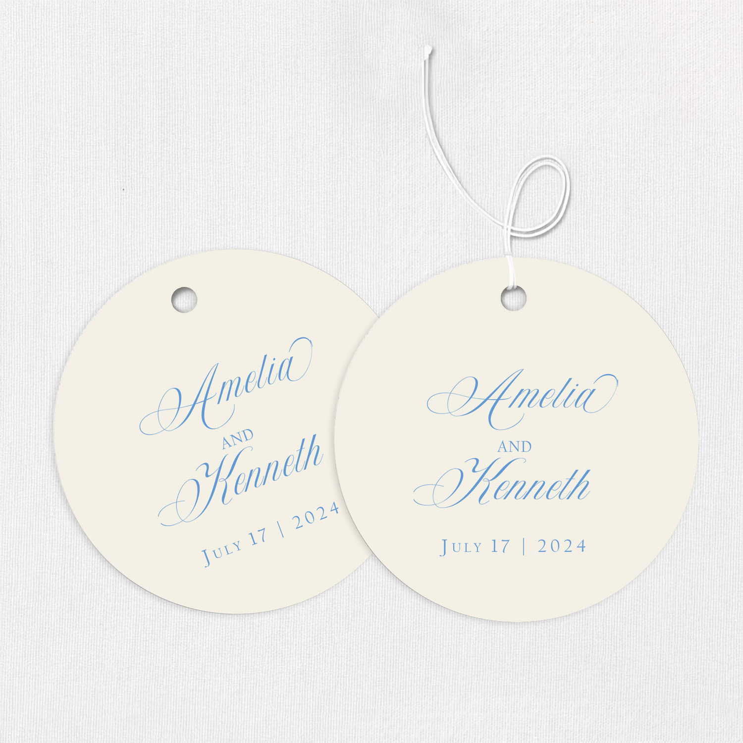 Amelia Round Gift Tags