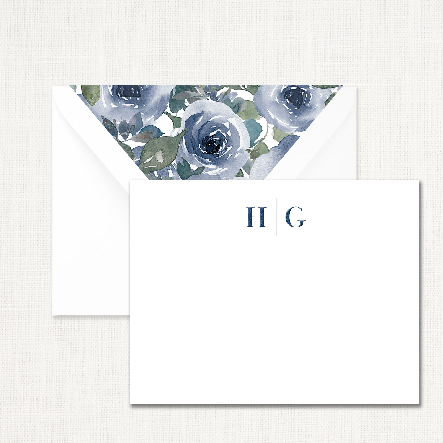 Holliston Couples Flat Notecard