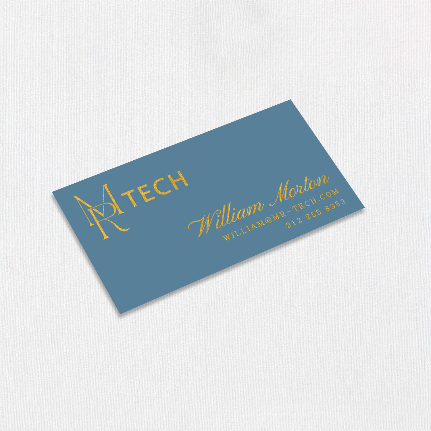 Foil Business Cards in Color Paper