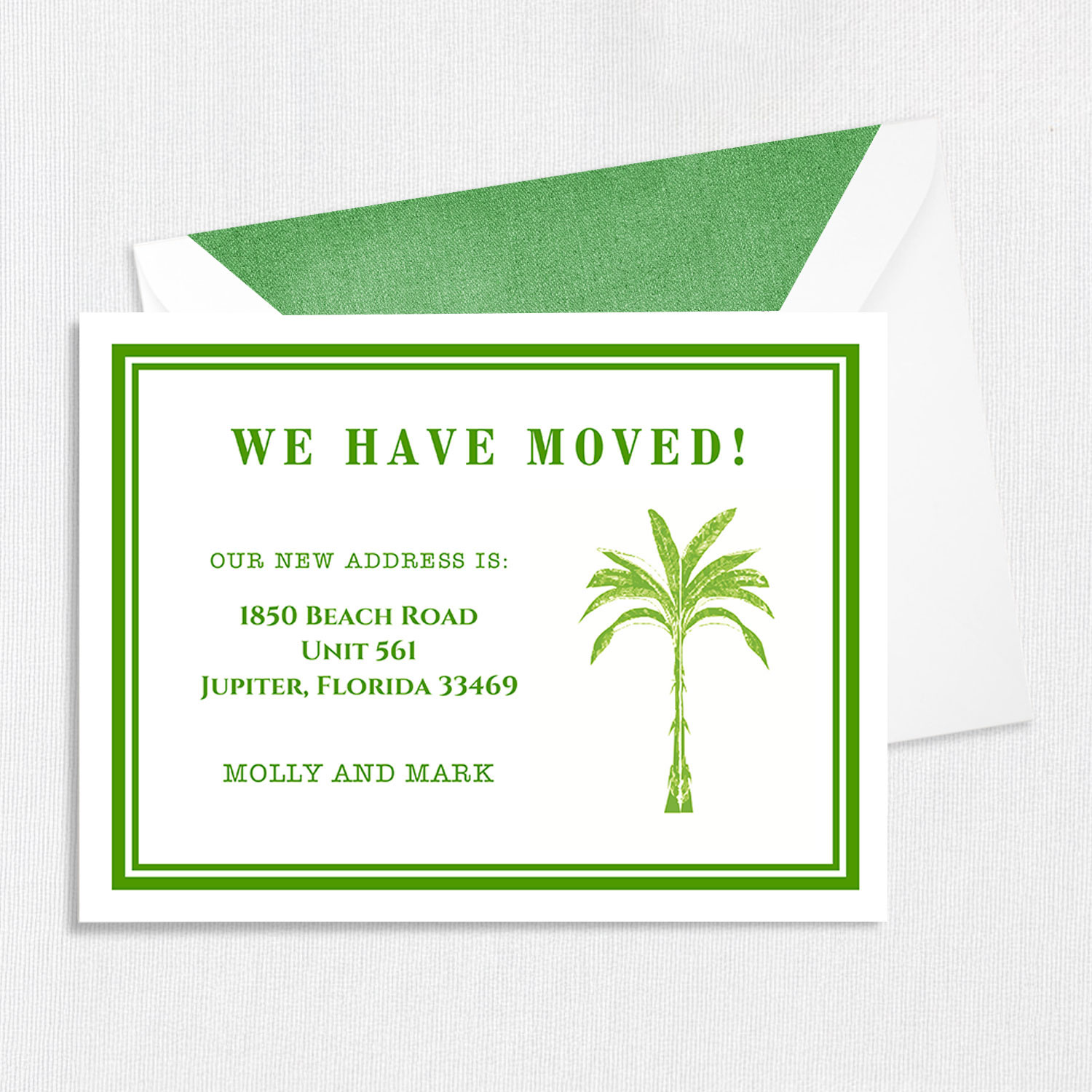 Custom Moving Cards