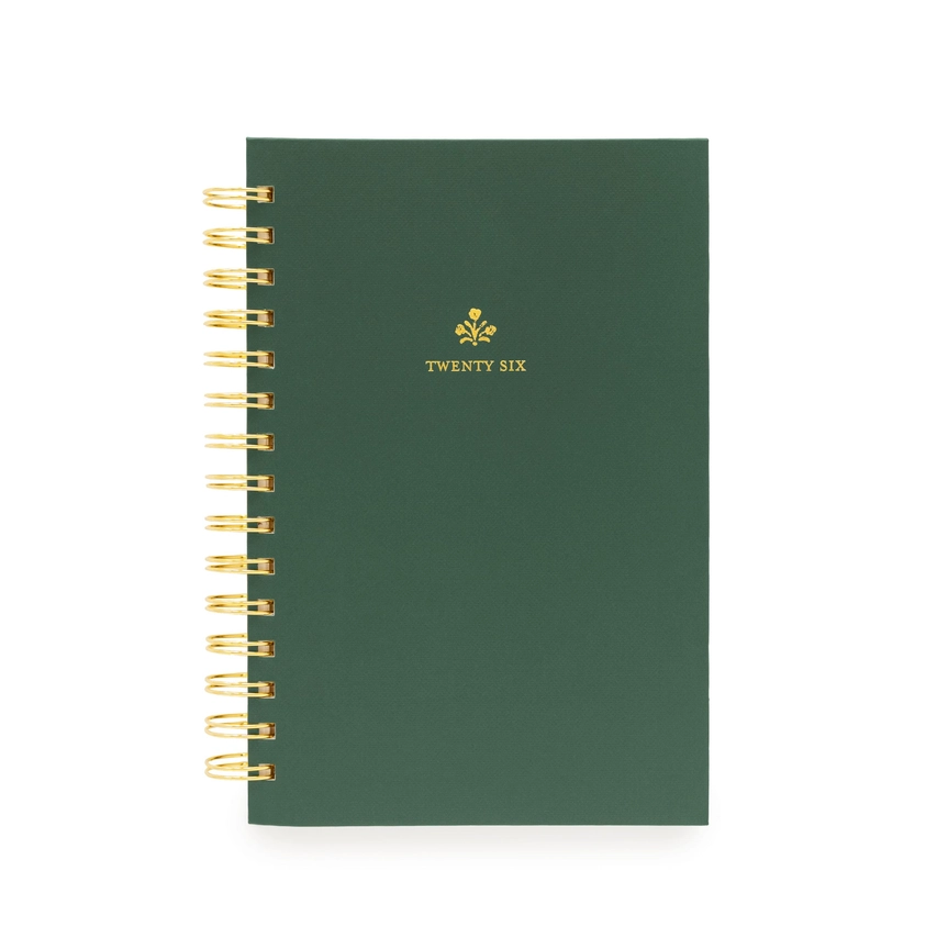 Spiral Planner, Forest Green 2026