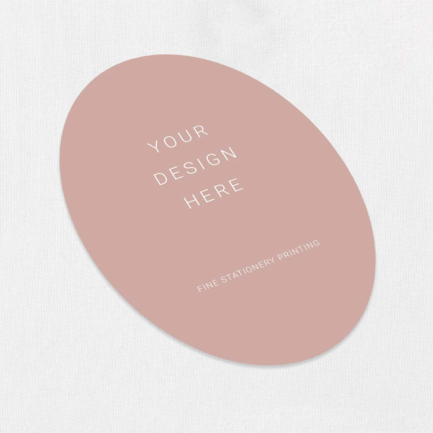 Oval Cards Print