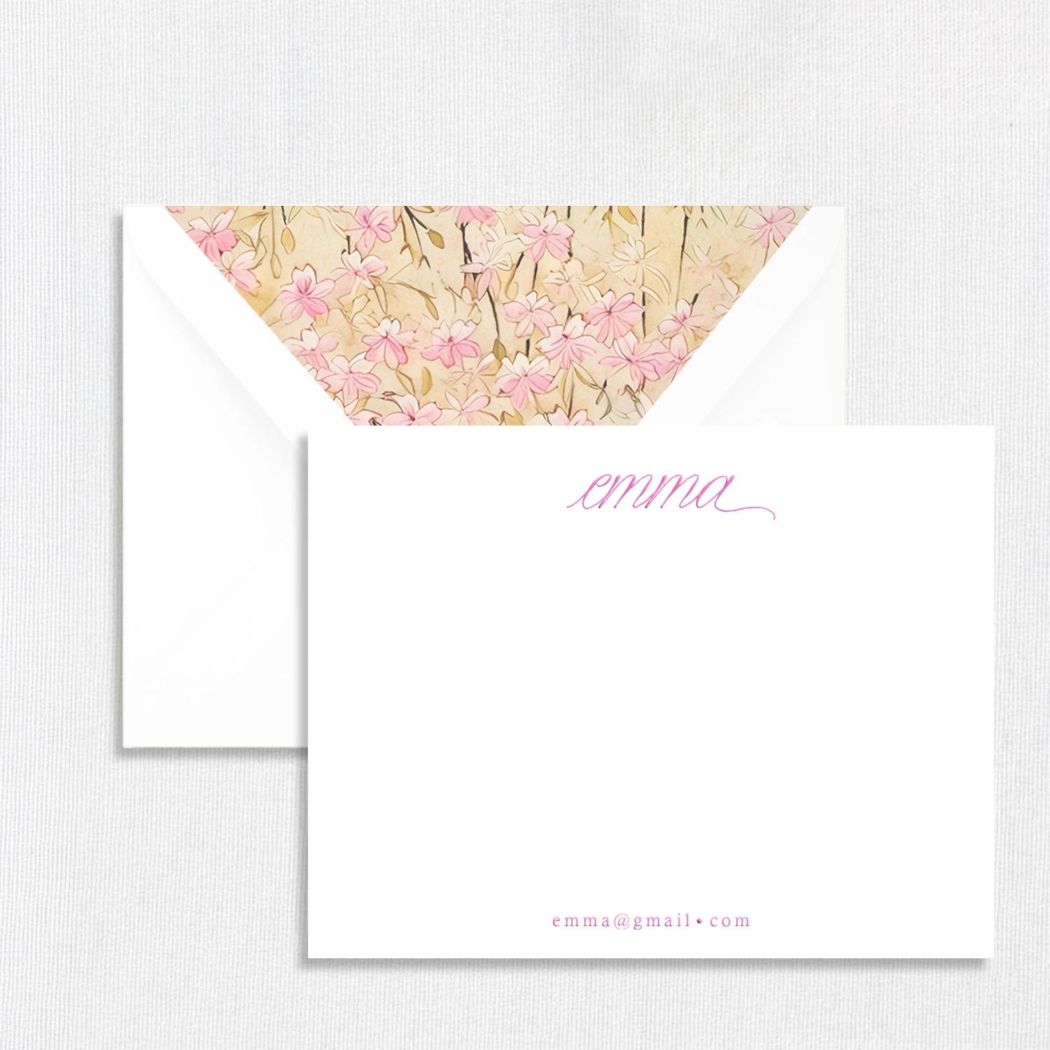 Emma Flat Notecard