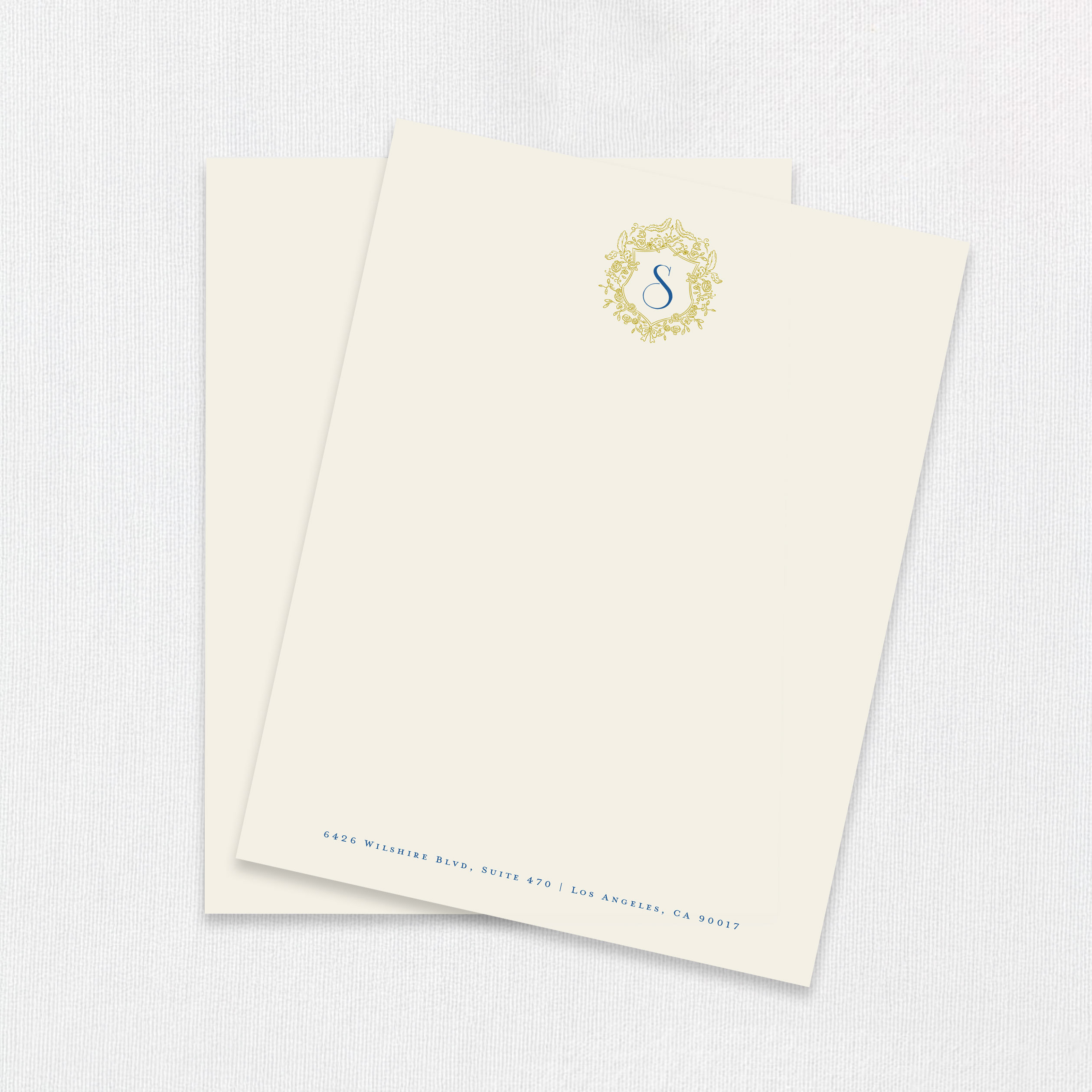 Full Color Raised Letterhead 