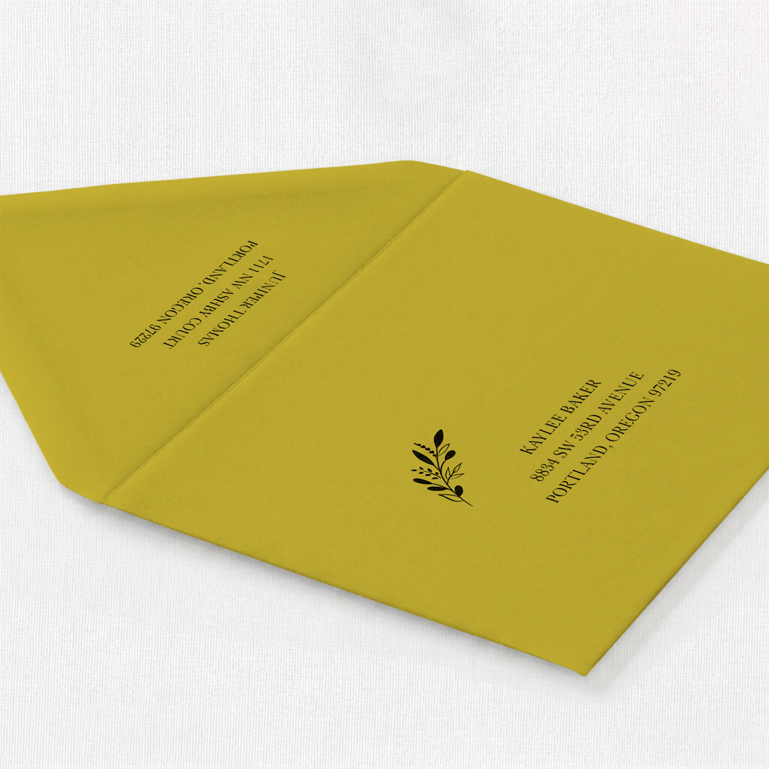 Chartreuse Envelope - Full Color