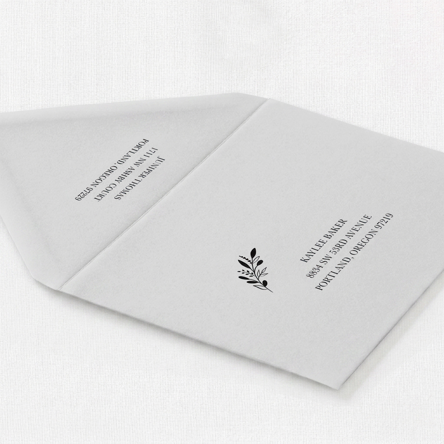Pale Grey Envelope - Full Color