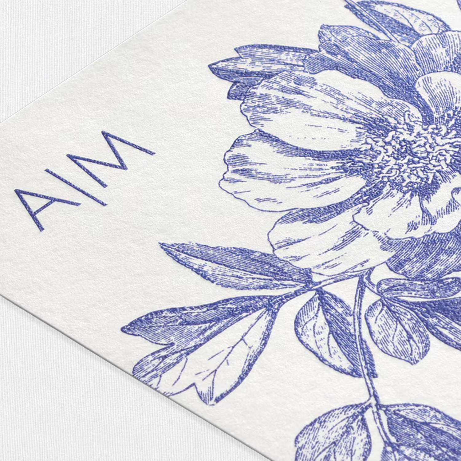 Thermography Print Flat Card
