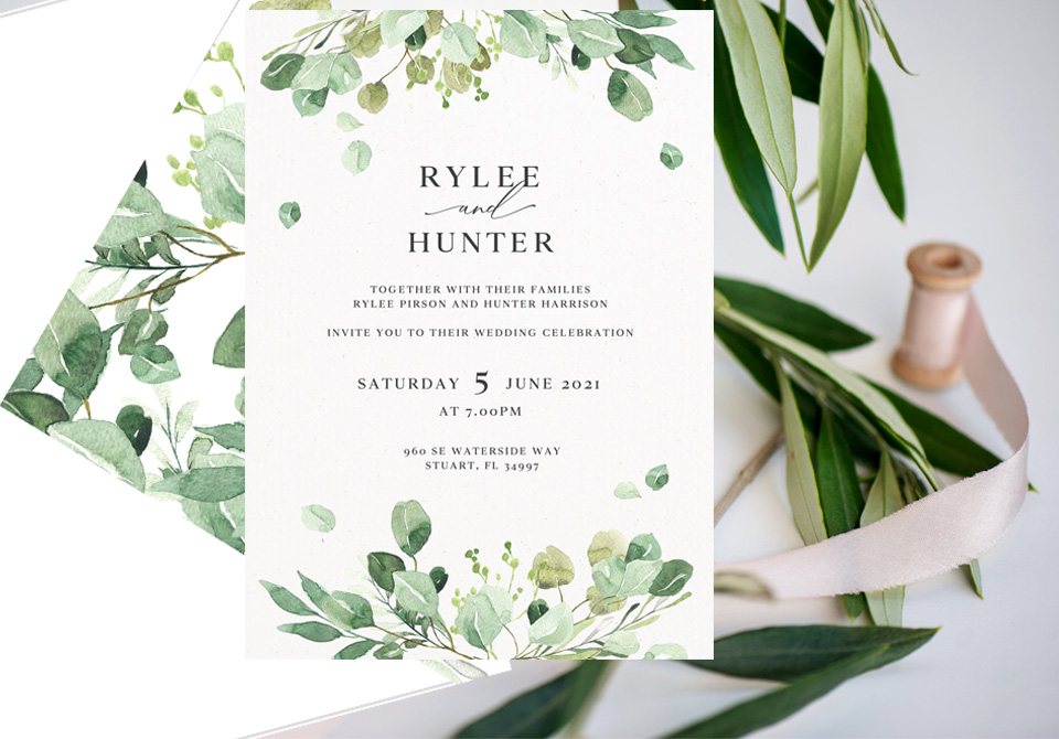 It’s all in the details.... fresh wedding invitations. Open immediately!