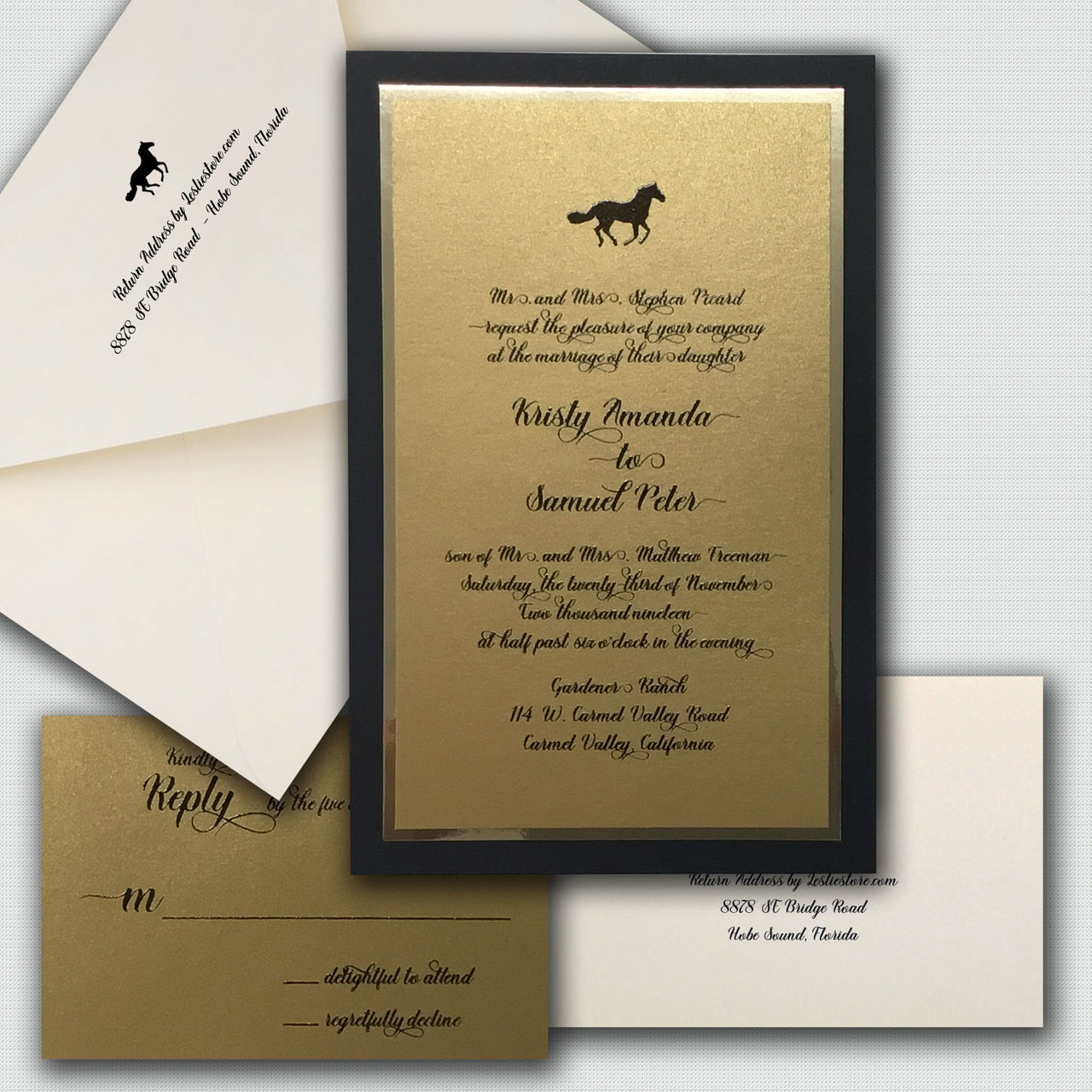 Kristy Wedding Invitations wholesale formal card elegant