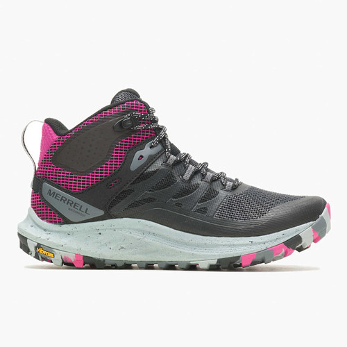 Merrell Women's Antora 3 Mid Waterproof - Black/Fuchsia