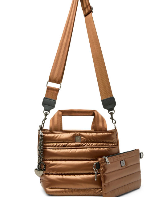 Think Royln- Escape Mini Tote Pearl chestnut